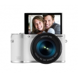 三星Samsung NX300M 微单相机 套机 镜头（18-55mm）（粽色 黑色 白色）