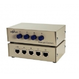 迈拓 MT-RJ45-4 4口内外网网络接口切换器/1分4网络切换器